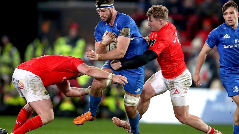Caelan Doris’s display against Munster Doris’s  in Limerick was as good an exhibition in number eight play as I’ve seen from an Irish player in a long time. Photograph: Bryan Keane/Inpho