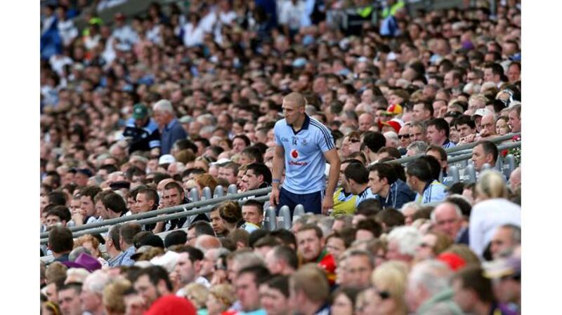 O'Gara was told by Pat Gilroy early on in his career to improve on his laziness. Photograph: Ryan Byrne/Inpho