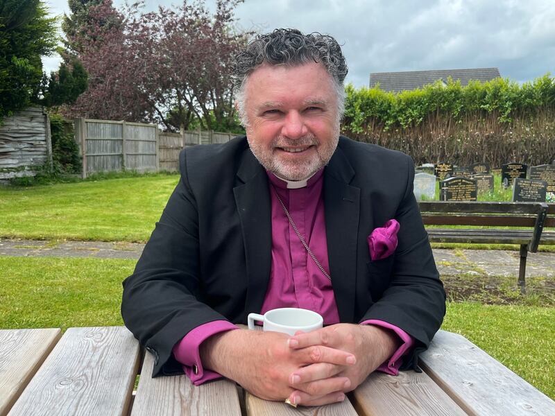 Bishop Steven Lyn Evans of the Living Faith Church, based in Orrell, Wigan. Photograph: Mark Paul
