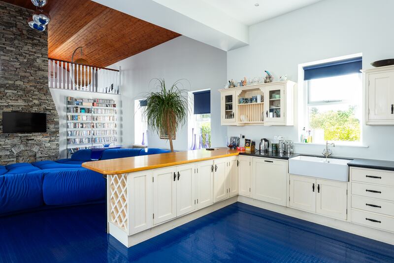 Interior of guest cottage
