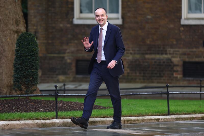 Newly appointed health secretary James Murray arrives in Downing Street on Friday. Photograph: Peter Nicholls/Getty Images