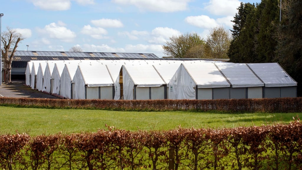 Green Glens Arena, Millstreet, north county Cork will provide mass accommodation to Ukrainian refugees. Photograph: Daragh Mc Sweeney/Provision
