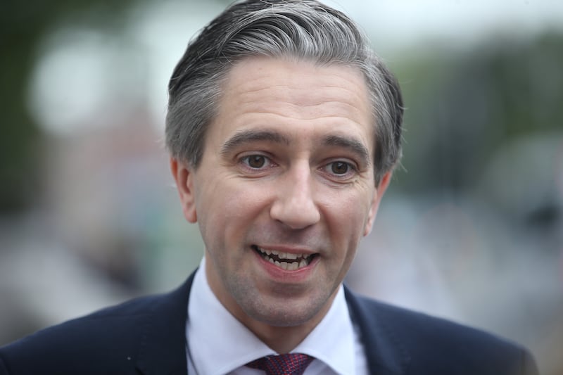 Taoiseach Simon Harris: Politician of the Year. Photograph: Stephen Collins/Collins Photos
