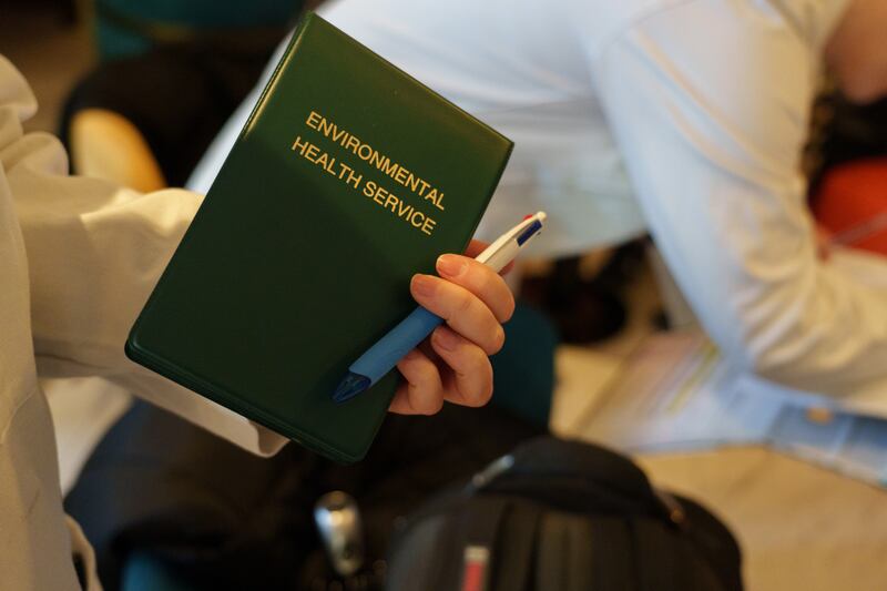 Environmental health officers' checklist can be as long as some places' menus. Photograph: Barry Cronin for The Irish Times.