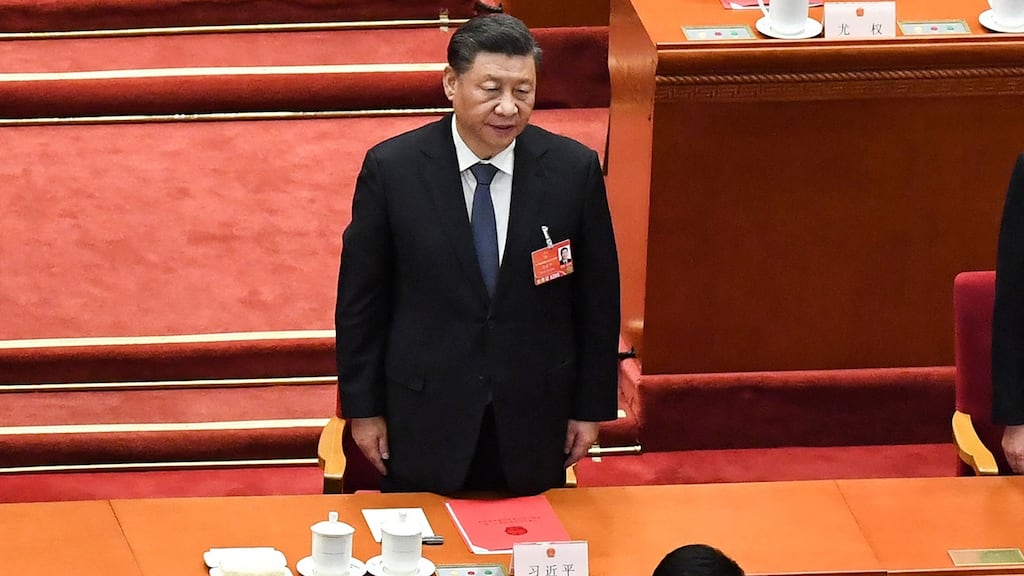 China’s president Xi Jinping said the country should curb the momentum of the virus spread as soon as possible while sticking to the ‘dynamic-clearance’ policy. Photograph: Leo Ramirez/AFP via Getty Images