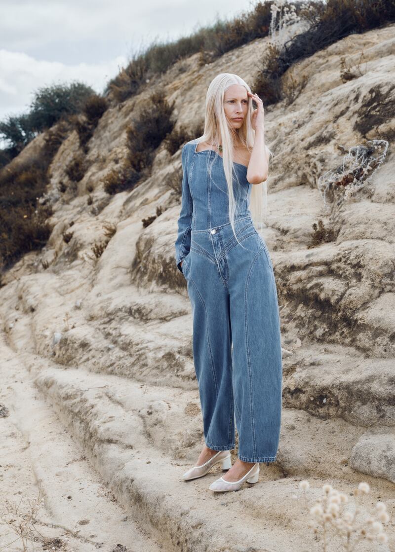 Denim top and trousers, & Other Stories