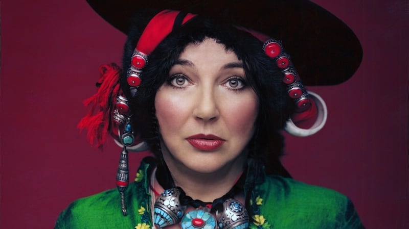 Kate Bush: her debut single of 1978 Wuthering Heights was inspired by the Emily Bronte novel.