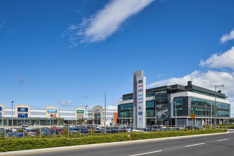Carrickmines retail park off the M50