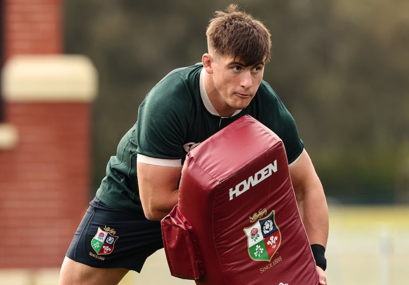 Dan Sheehan in training at Anglican Church Grammar School, Brisbane. Photograph: Billy Stickland/Inpho