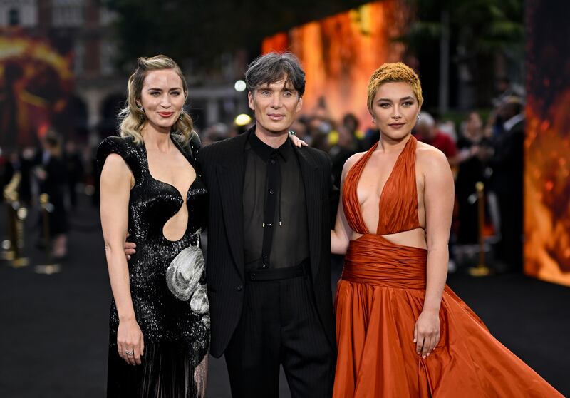 Emily Blunt stars alongside Cillian Murphy and Florence Pugh in Oppenheimer. Photograph: Gareth Cattermole/Getty Images