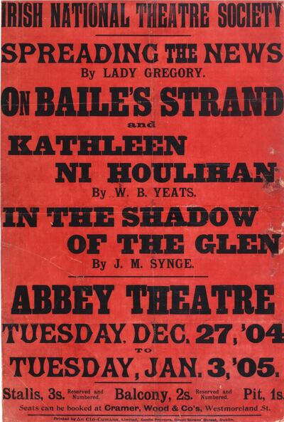 Abbey Theatre: associated with literary plays. Photograph courtesy National Library of Ireland