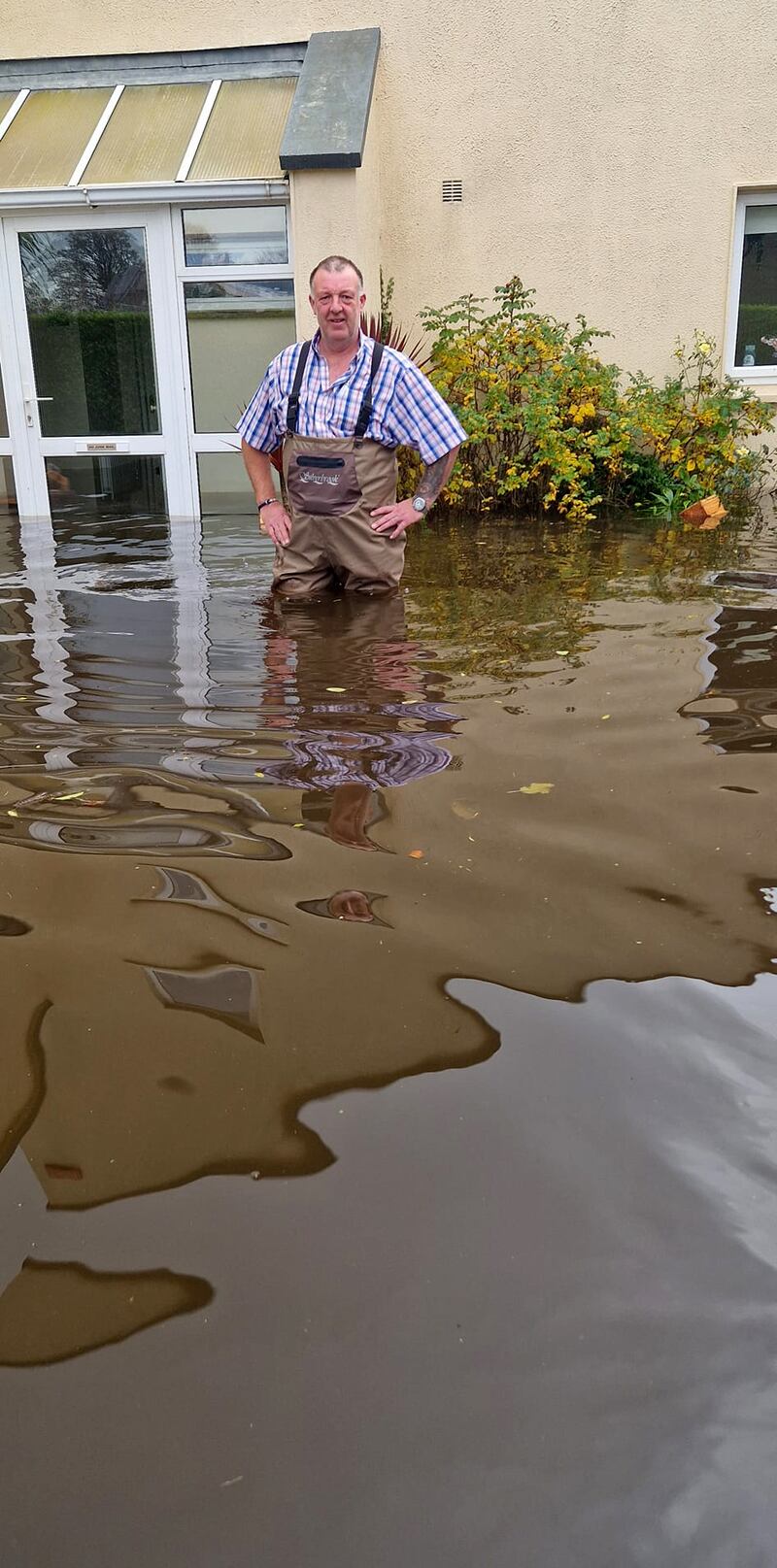 Coastguard volunteer Alan Duggan in Rosslare, Co Wexford, ahead of Storm Ciarán. Photograph: Jim Codd/PA