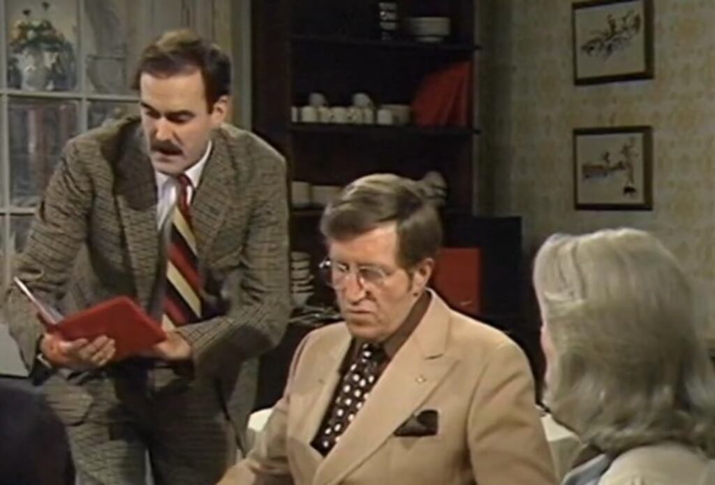 Fawlty Towers: It's as if we are forever trapped in the Waldorf Salad episode