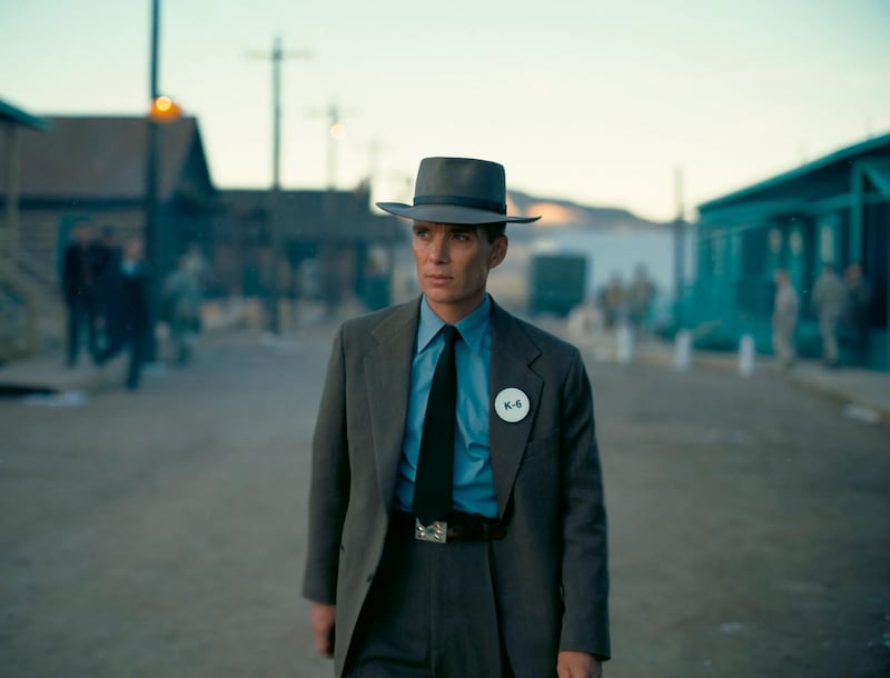 Christopher Nolan’s biopic, Oppenheimer, seems guaranteed to take revenge in the nominations battle. Photograph: Universal Pictures