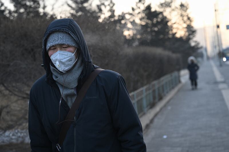 Smog settles over the Mongolian capital every winter. Photograph: Jade Gao/AFP via Getty Images)         