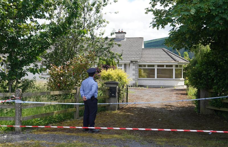 The house in Cloneen where the bodies of Nicholas and Hilary Smith were found in June 2022, about 18 months after they were last seen alive. Photograph: Niall Carson/PA