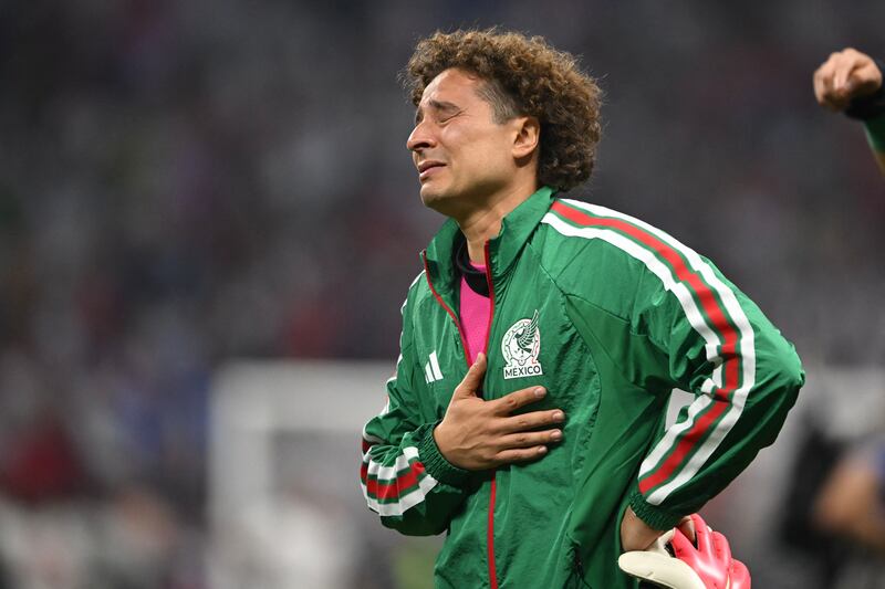 Mexican goalkeeper Guillermo Ochoa delivered a heartfelt message after confirming his retirement. Photograph: Carl De Souza/AFP via Getty Images