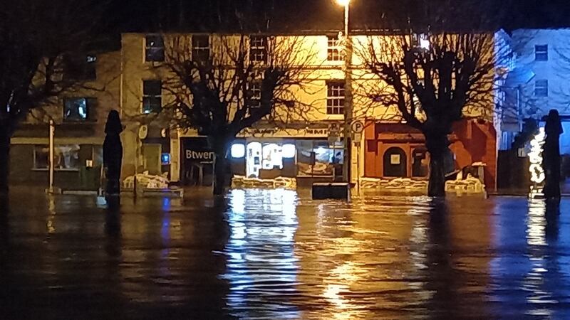 Enniscorthy: Wexford County Council said a number of routes became impassable in county. Photograph: Philip Masterson