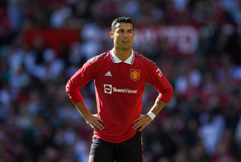 Cristiano Ronaldo: Erik ten Hag must decide what to do with the world-class Manchester Unitd star whose best years are clearly behind him. Photograph: Dave Thompson/PA
