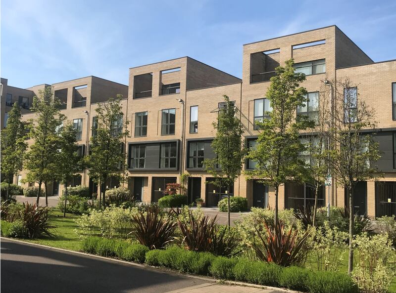 Great Kneighton, Cambridge, United Kingdom where the density is 48 dwellings per hectare