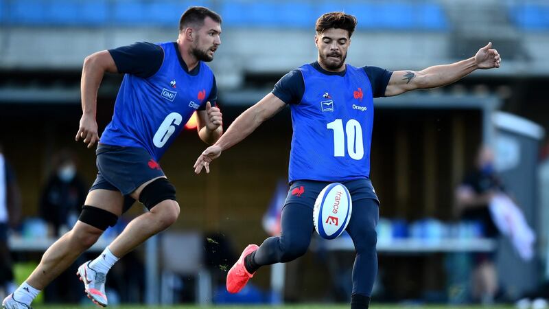Romain Ntamack will look to inspire France to Six Nations glory on Saturday night. Photograph: Franck Fife/Getty/AFP