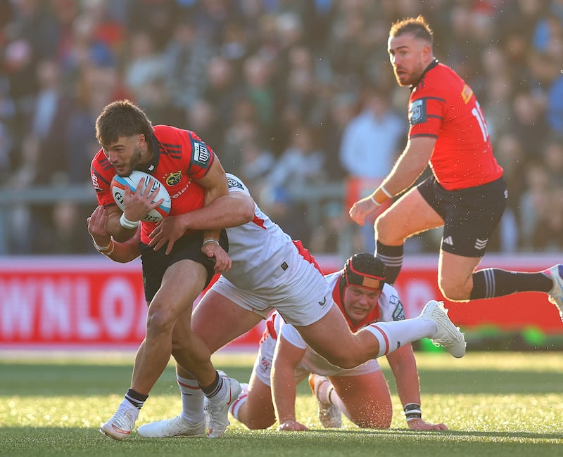 Alex Nankivell in action for Munster. Photograph: Tom O’Hanlon/Inpho