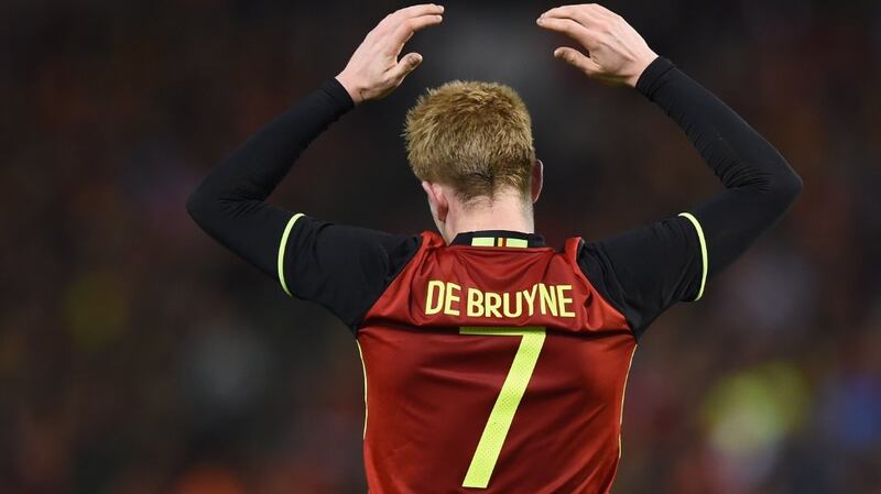 Kevin de Bruyne has flourished since leaving Chelsea and is one of the key players in a very potent Belgium attack. Photograph: Gettty