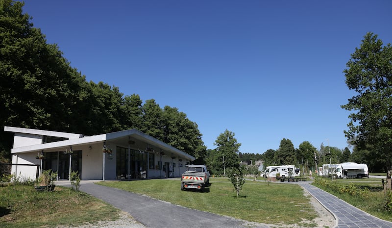 The Barrow Valley Activities Hub in Graiguenamanagh has all-weather grass, fresh water and disposal facilities. Photograph: Laura Hutton