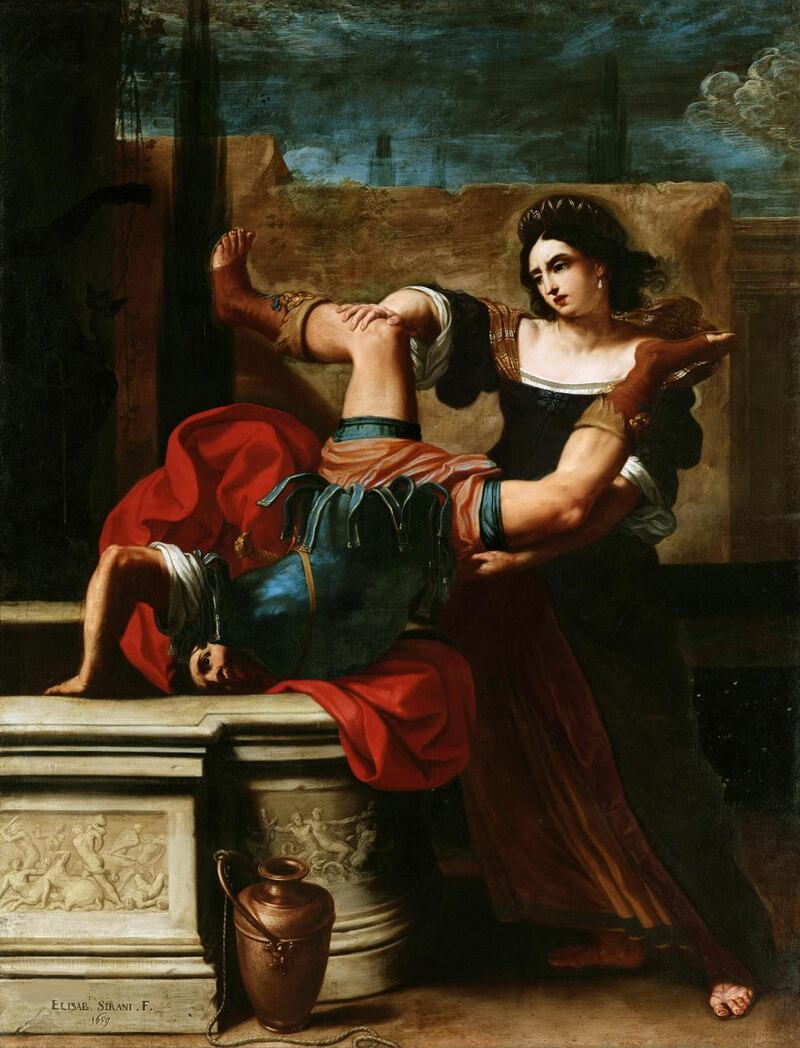 Timoclea Throwing the Captain of Alexander the Great into the Well (1659). Photograph: Fine Art Images/Heritage Images via Getty Images