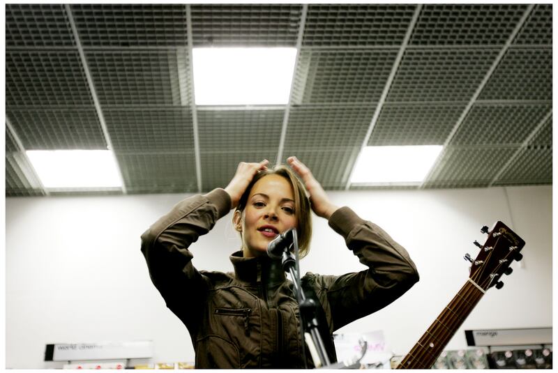 Gemma Hayes preforming at HMV on Grafton Street, Dublin, in February 2006. Photograph: Alan Betson