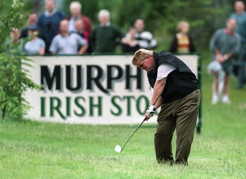 John Daly at the 1999 Irish Open in Druids Glen, where he was enticed to play with a substantial appearance fee. Photograph: Billy Stickland/Inpho