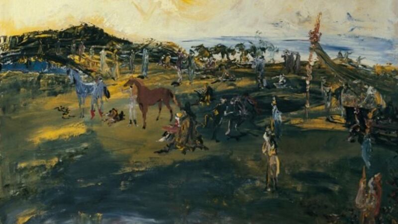A Race in Hy Brazil by Jack B Yeats