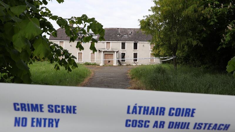 The derelict house and farmyard where the body of Ana Kriégel was found. Photograph: Colin Keegan/Collins