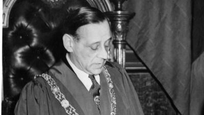 Former lord mayor  Robert Briscoe