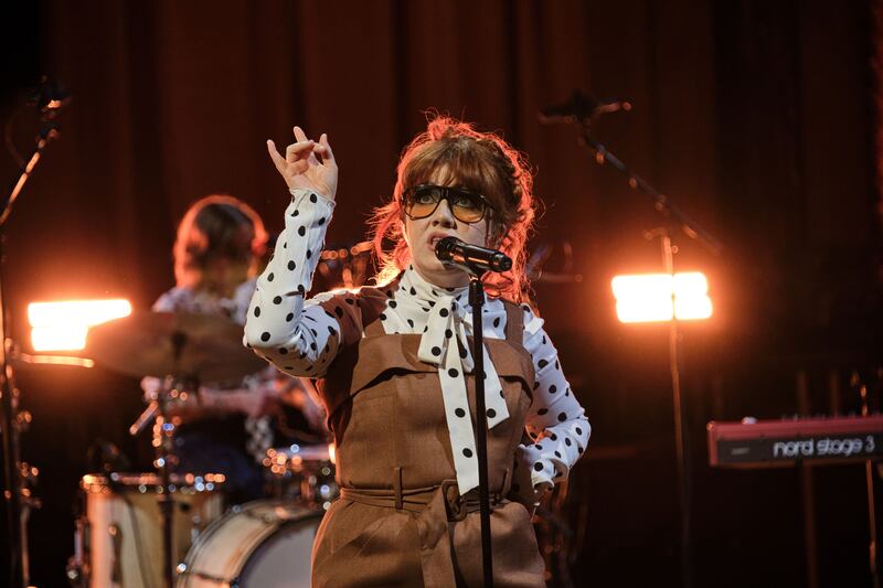 CMAT on Later with Jools Holland. Photograph:BBC Studios / Michael Leckie