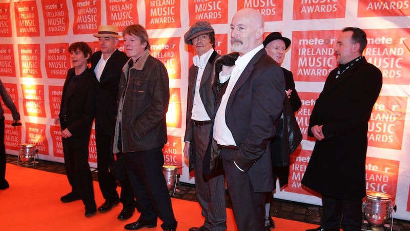 Members of The Pogues, who are to be the focus of a new musical by the creator of the US TV drama The Wire. Photograph: Frank Miller/The Irish Times.