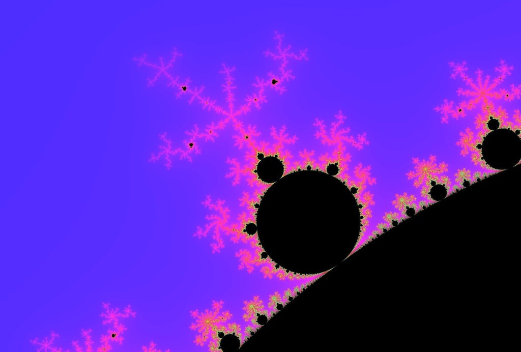 Fascinating fractal: Mathematicians have long been fascinated by self-replication patterns called fractals, such as the Mandelbrot set