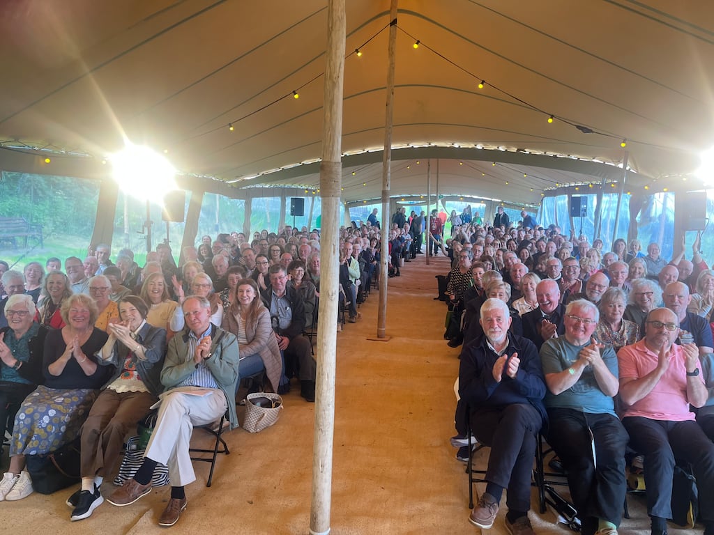 The diarist’s audience at the Dalkey Book Festival in Dublin last weekend