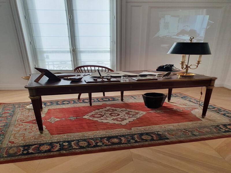 The desk at which Christian Dior worked