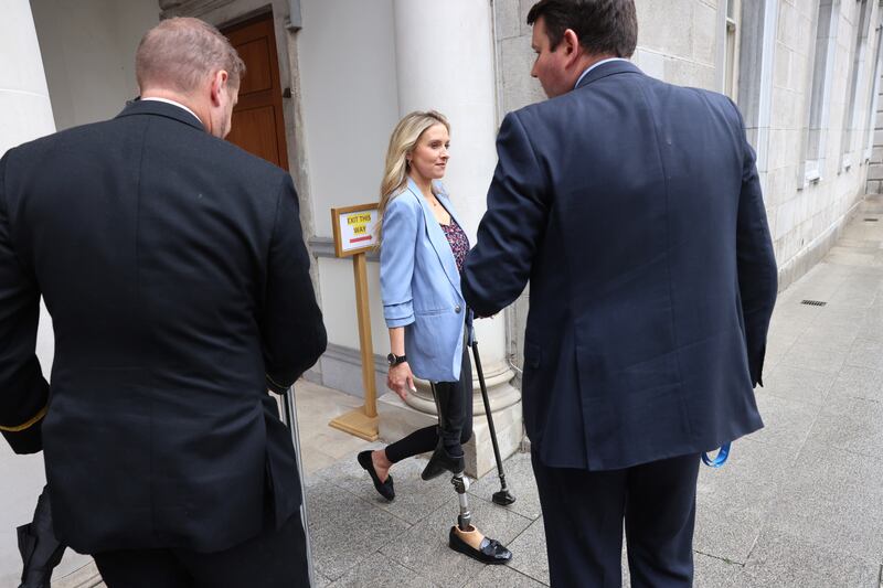 Nikki Bradley: 'You feel like you’re shouting as loud as you can, but hardly anybody can hear you.' Photograph: Dara Mac Dónaill

