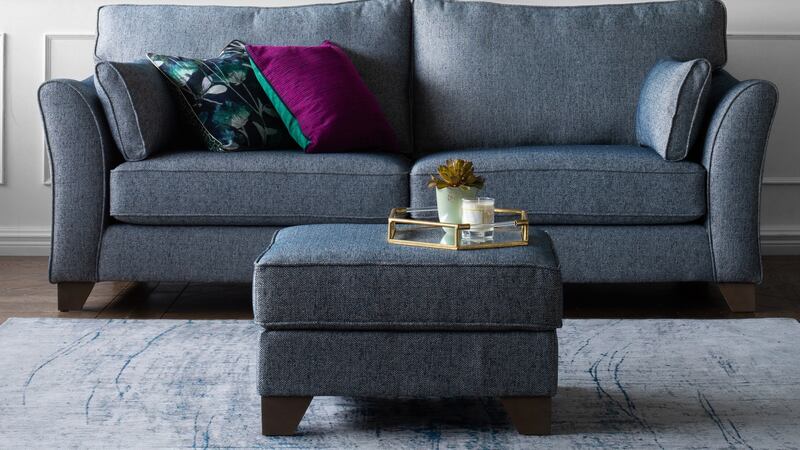Harvey Norman’s three-seat sofa Oasis.
