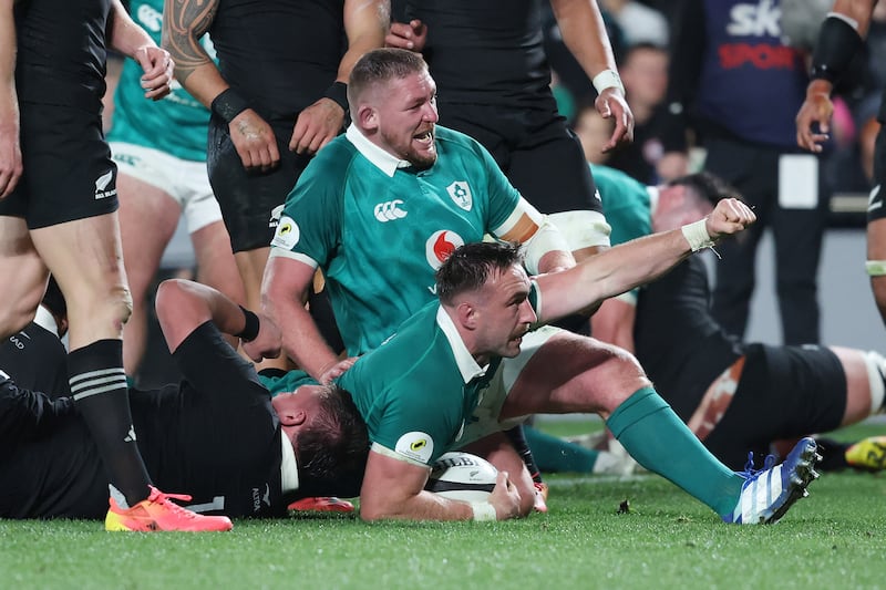 Jack Conan says Ireland were ‘a little bit soft’ against the All Blacks