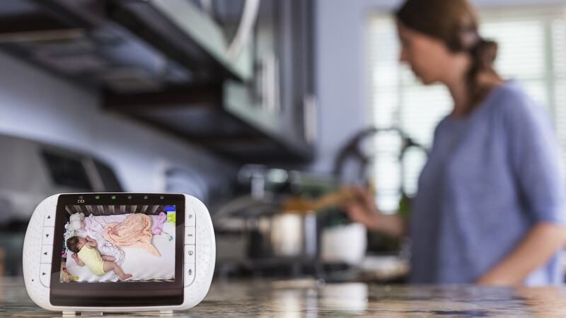 Today’s parenting tech includes womb music monitors,  micro-movement trackers and  breastfeeding meters. Photograph: Getty Images/Blend Images
