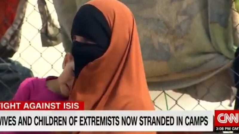 Lisa Smith travelled to northern Syria four years ago, where she married an Isis fighter, who was later killed. Photograph: CNN