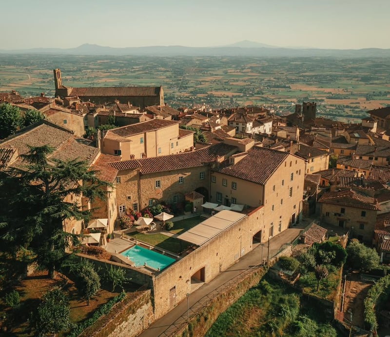 In Tuscany, properties such as Monastero di Cortona are chosen for their character, setting and connection to the region's food, wine and cultural traditions