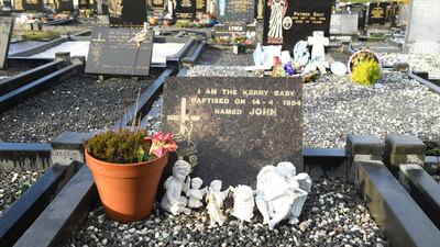 The grave of the infant boy, known as  ‘Baby John’ in the Holy Cross cemetery in  Caherciveen Co Kerry. Photograph: Domnick Walsh
