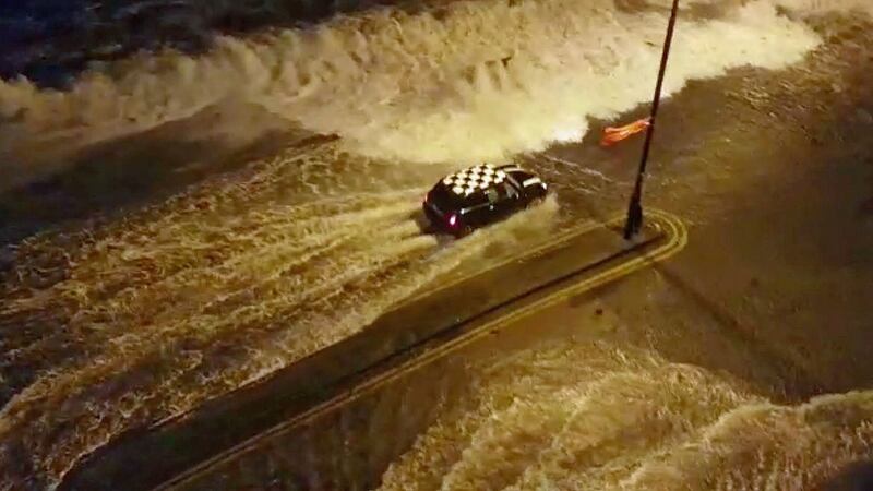 A teacher caught in flooding in Galway city during the  week has suggested that sirens could be used to warn the public to get out of the area before the waters rise. File image: The Latin Quarter Galway/PA Wire.