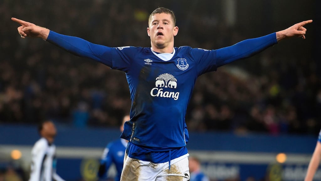 Ross Barkley: must wait a little longer to make his competitive debut for Chelsea. Photograph: Paul Ellis/AFP//Getty Images