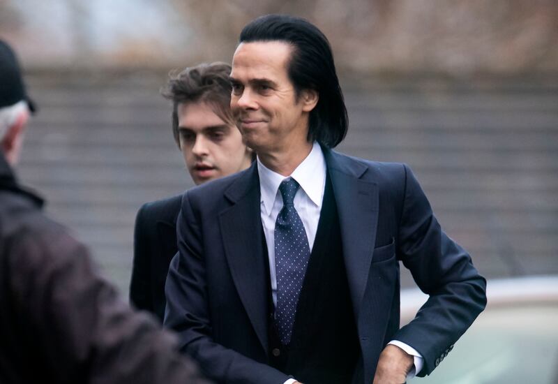 Nick Cave sang at the funeral Mass. Photograph: Colin Keegan, Collins Dublin