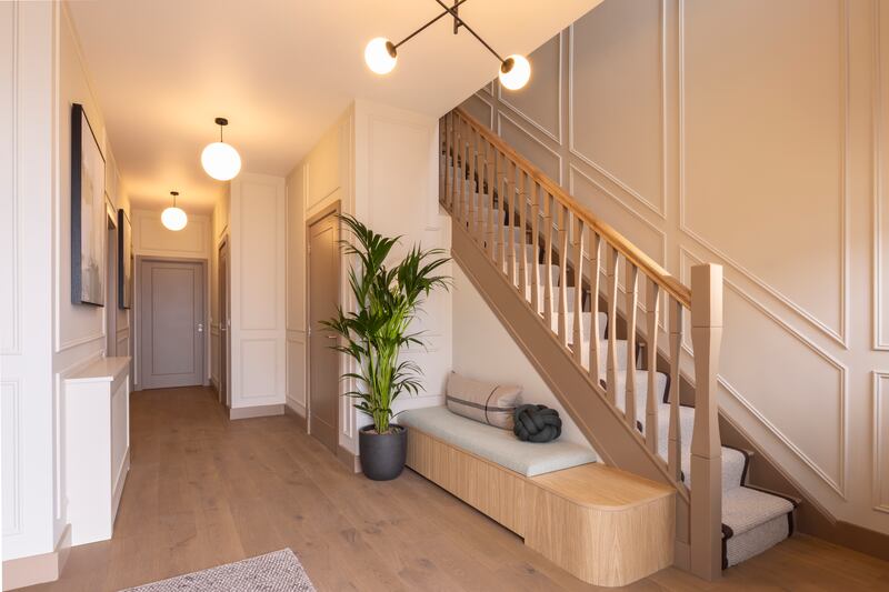 Four-bedroom showhouse: Hallway
